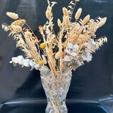 Vintage cut crystal vase