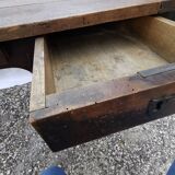 Old vintage wooden desk