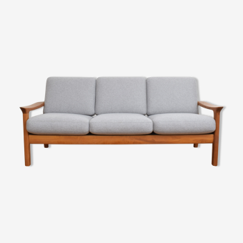 Mid-century danish teak sofa by Juul Kristensen, 1960s