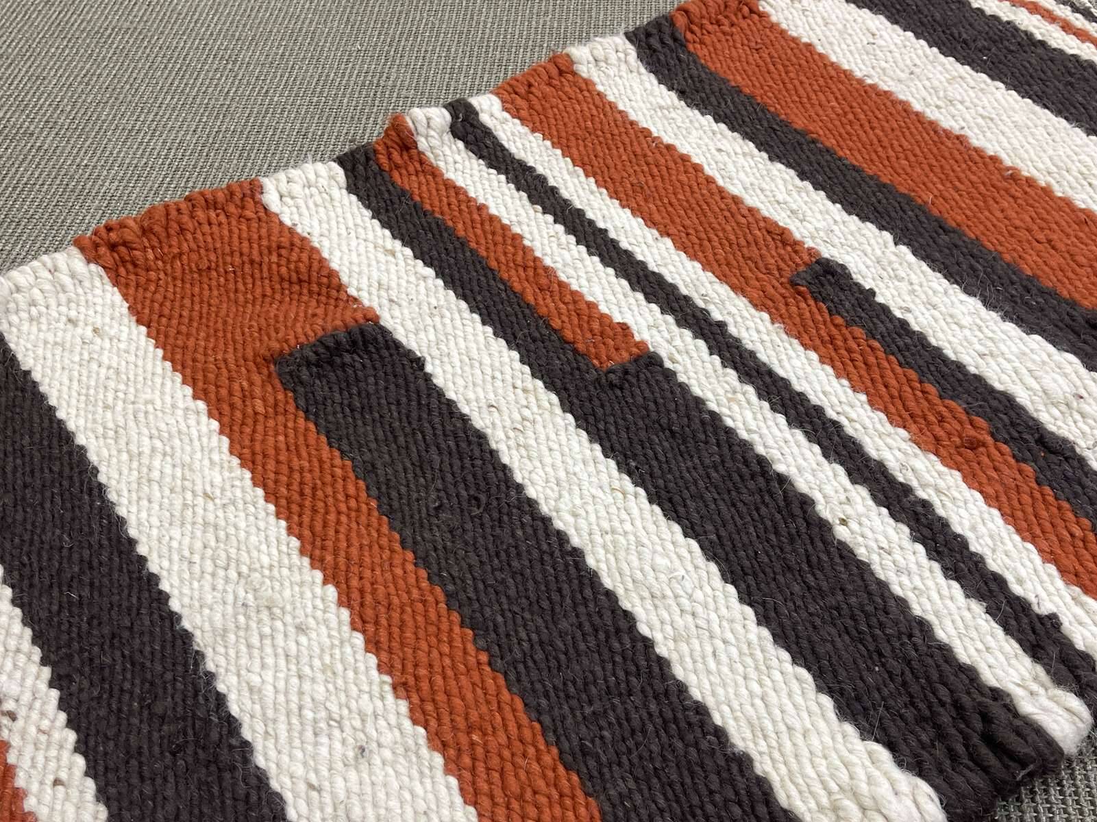 Moroccan handmade wool rug