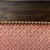 Paire de fauteuils Empire, Consulat, noyer et velours, XIXème s.