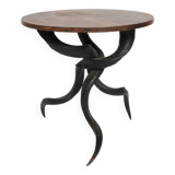 Portuguese table with black horns.