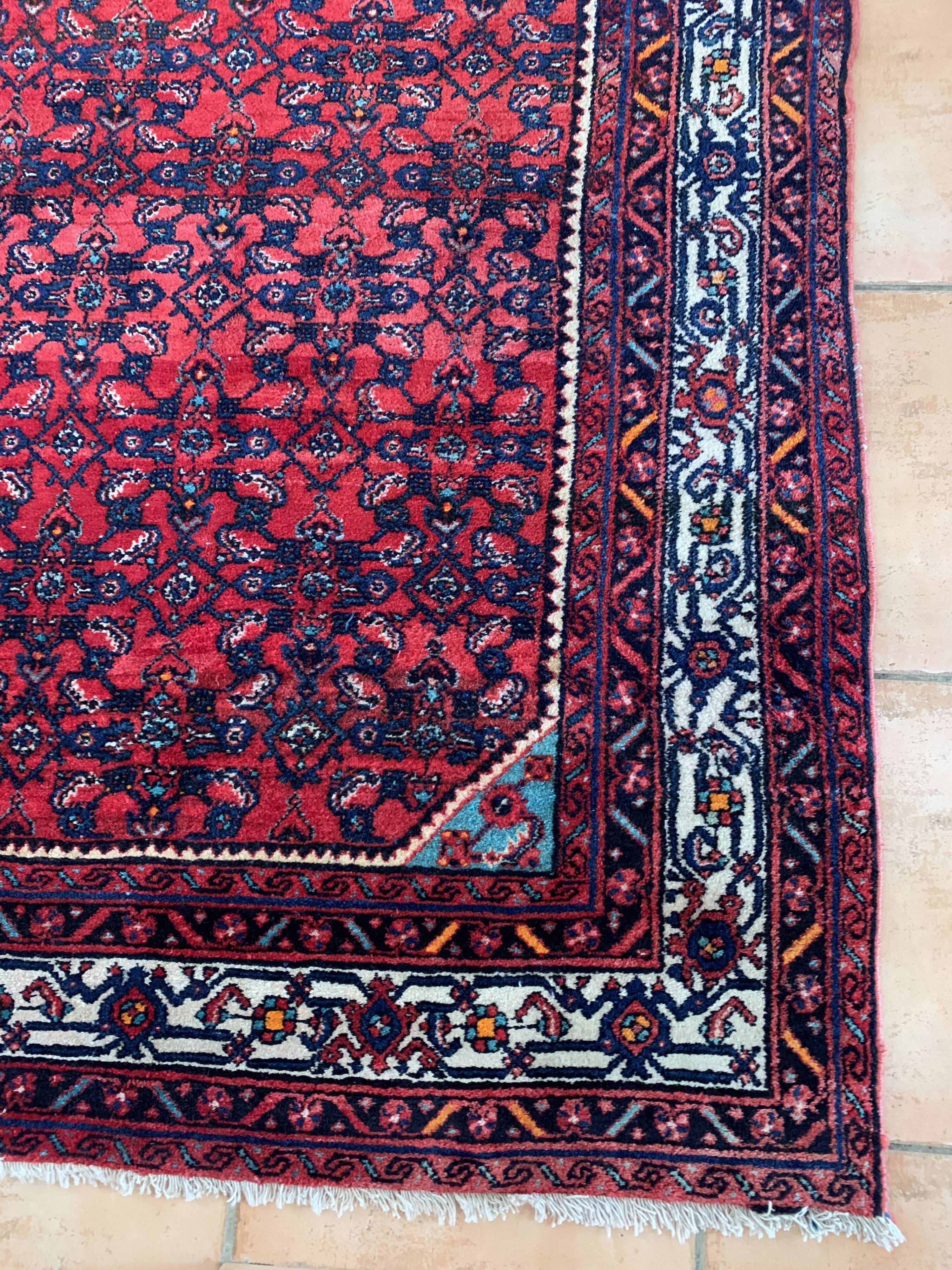 Persian carpet hamadan 204x144 cm