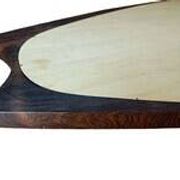 Rosewood mirror Sandholdt for Jansen, Danish, 1960s