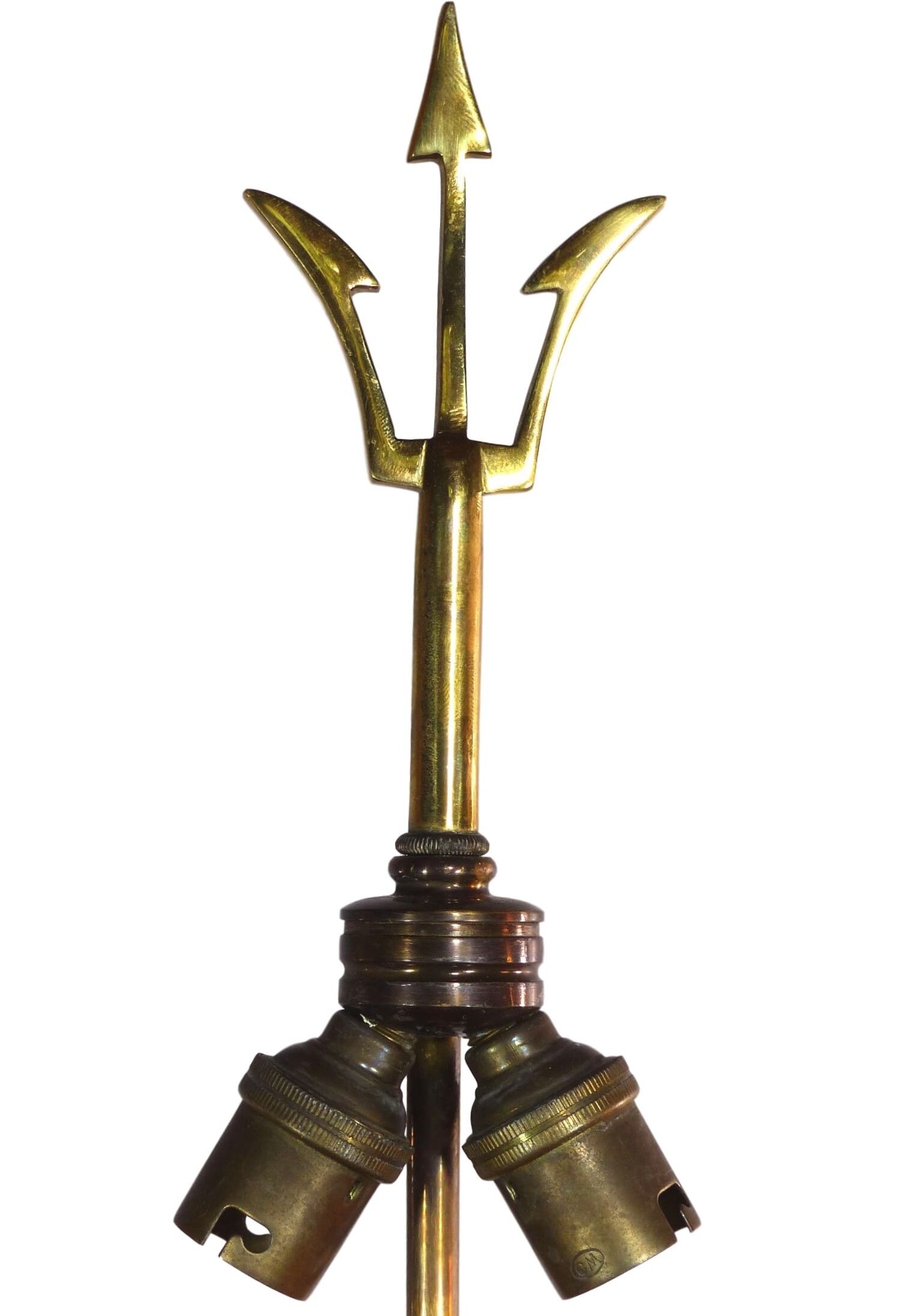 Dolphin and Trident table lamp