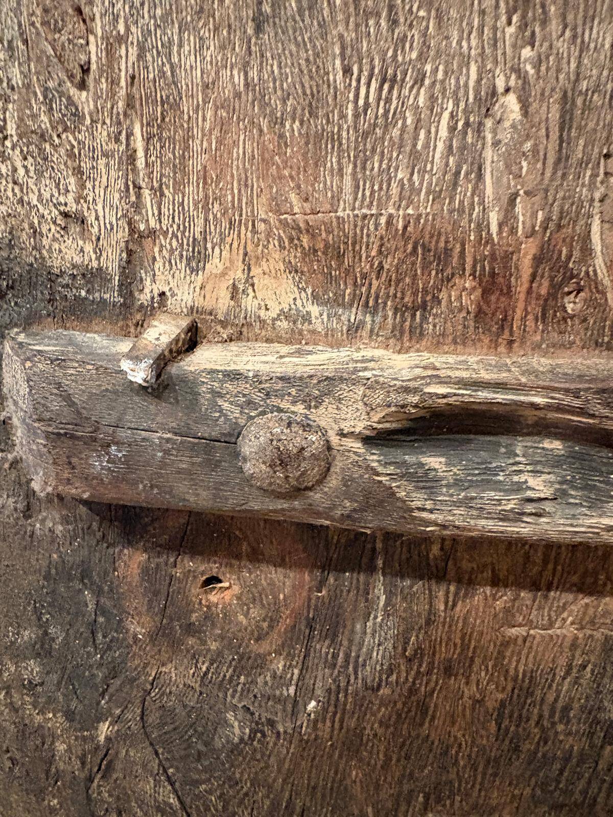 Ancient teak door from Orissa