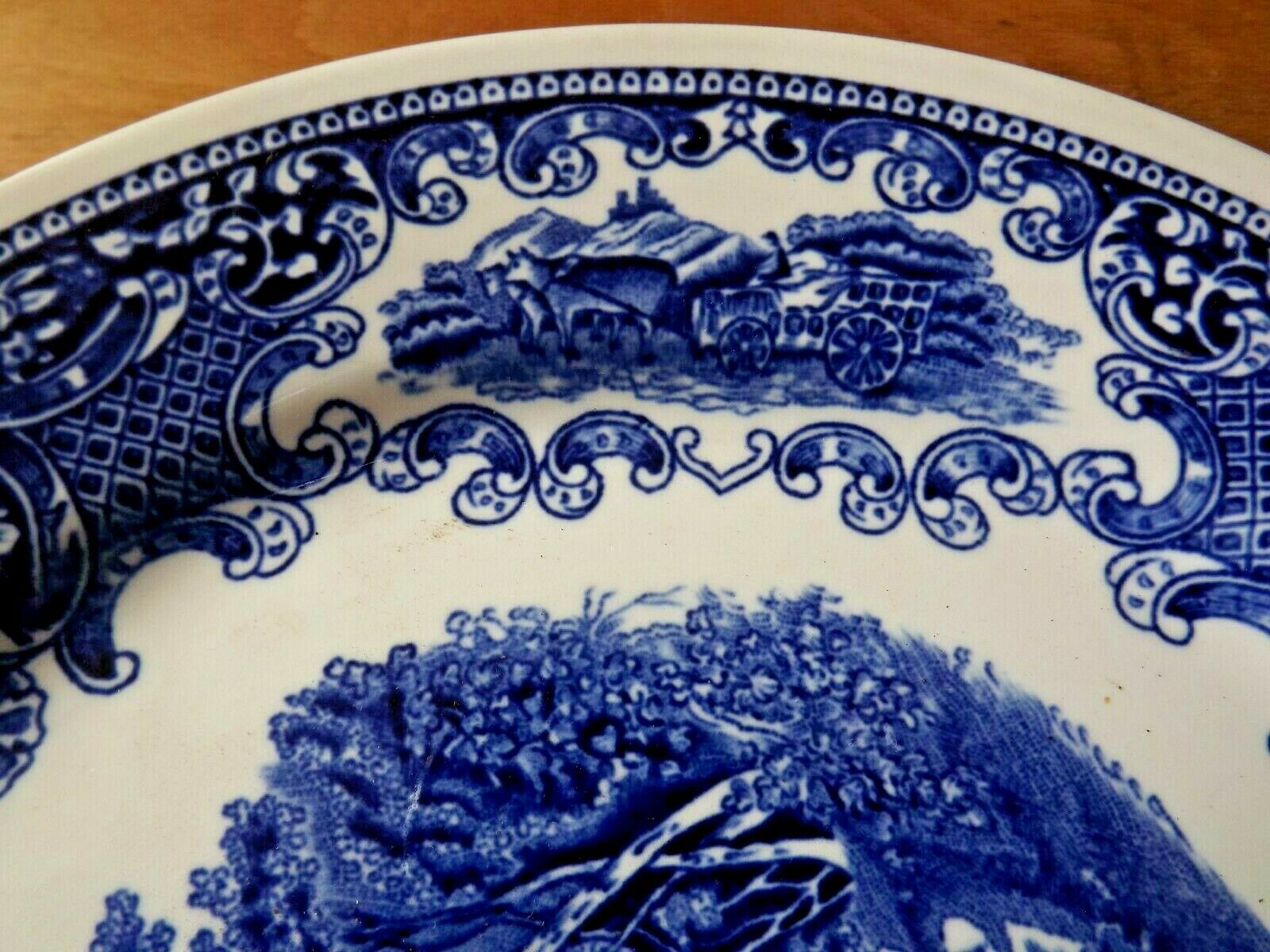 Set of 6 Dinner Plates Dutch Royal Sphinx Maastricht Cambridge Old England 3585