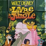 Original cinema poster "The Jungle Book" Walt Disney 120x160cm 1967