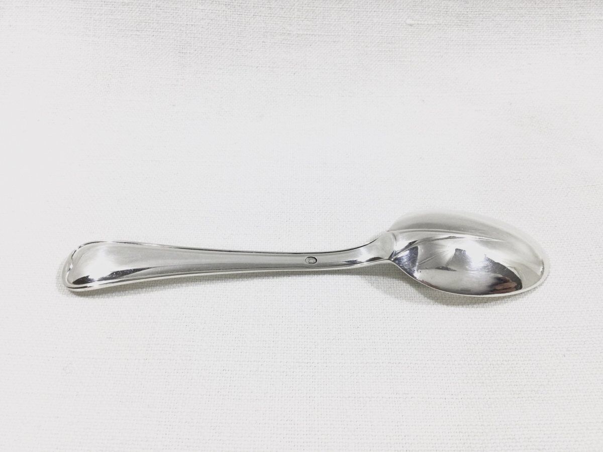Solid silver moka spoons