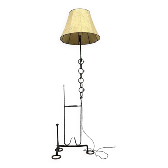 Franz West (after): vintage chain floor lamp circa 1970