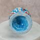 Hand-painted ceramic vase, oriental style.