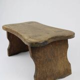 Small wooden footrest or display stand