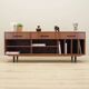 Enfilade en noyer, design scandinave