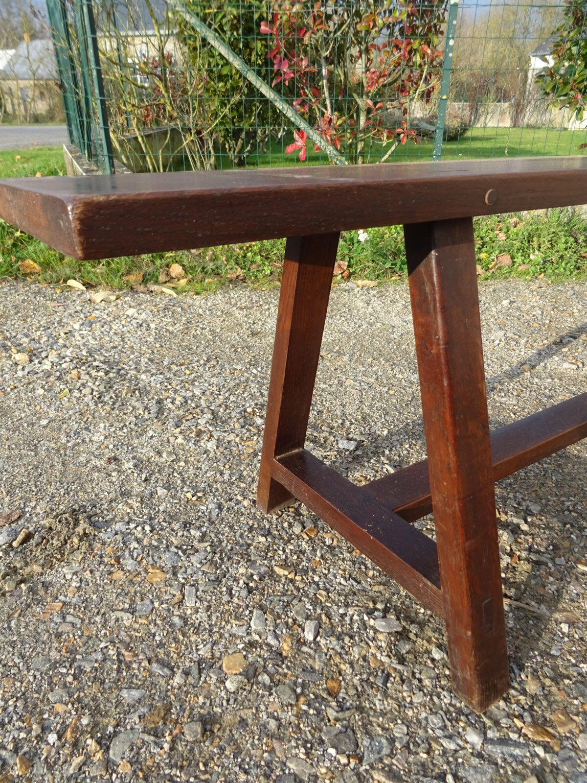 Oak farmhouse bench 200 cm