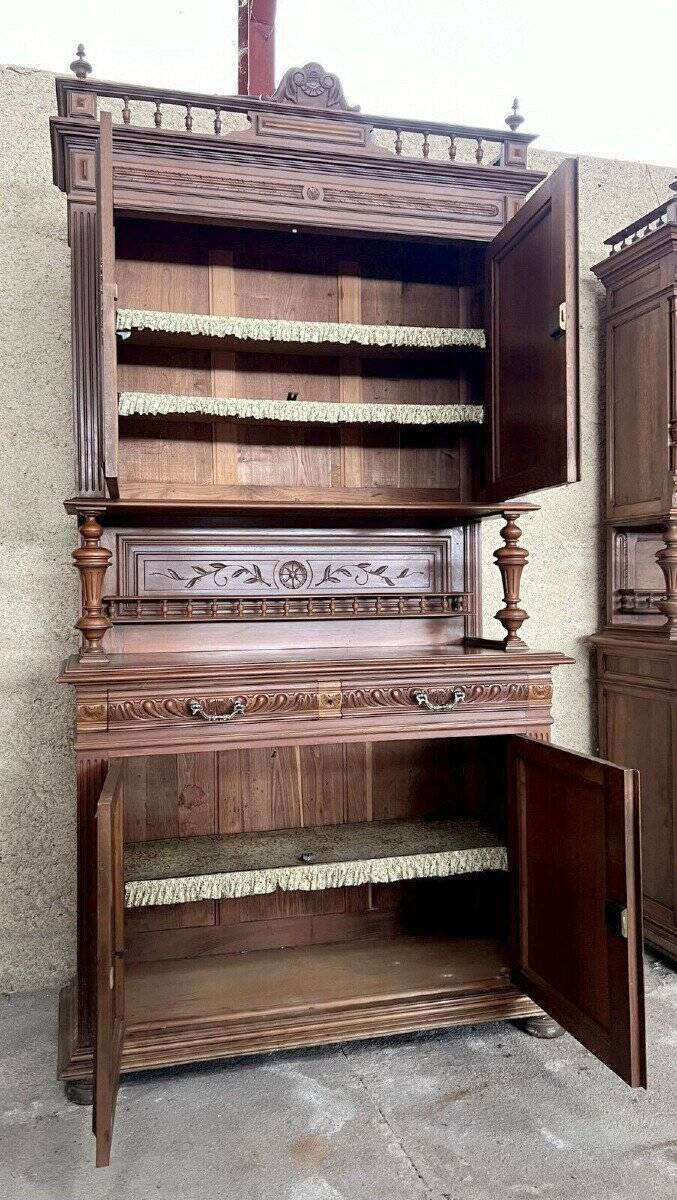 Buffet Style Louis XVI En Noyer Sculpté