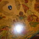 Desserte bar mappemonde globe terrestre  roulette vintage