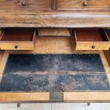 Louis XV slant desk in walnut, 19th century.