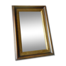 Wall mirror in beech wood and gilt wood