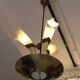 Italian chandelier with Cornucopias by Barovier Murano glass around 1960