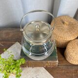 Chiseled glass cookie bucket
