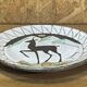 Decorative plate, ceramic XXth, Emile Masson, mountain décor, vintage