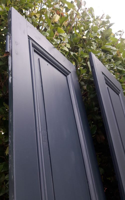 Paire de portes 222x97,5cm de placard