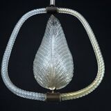 Ercole Barovier Murano glass chandelier. Italy 1940s