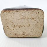 VINTAGE BOTTLE VASE STONEWARE CERAMIC 1960 SIGNED DLG LA BORNE 60S 1960S