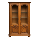 Louis XV style display cabinet. Solid oak.