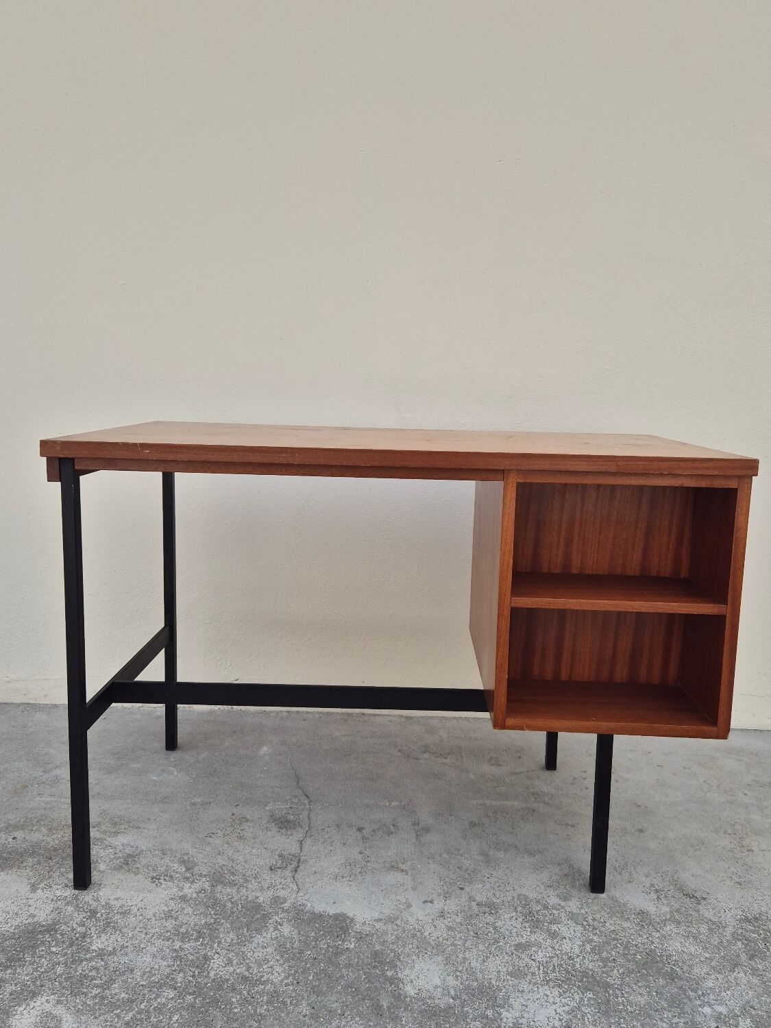 Vintage 1950s Scandinavian style modernist desk