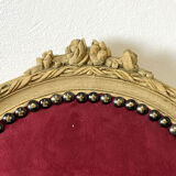 Louis XVI style medallion armchair