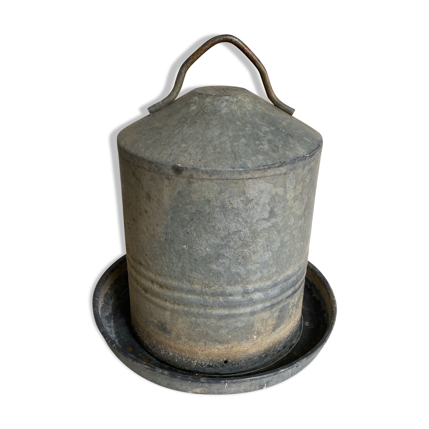 Zinc bird drinker