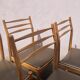 Série de 4 chaises scandinaves
