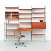 String wall shelf by Kajsa & Nisse Strinning, 1950s
