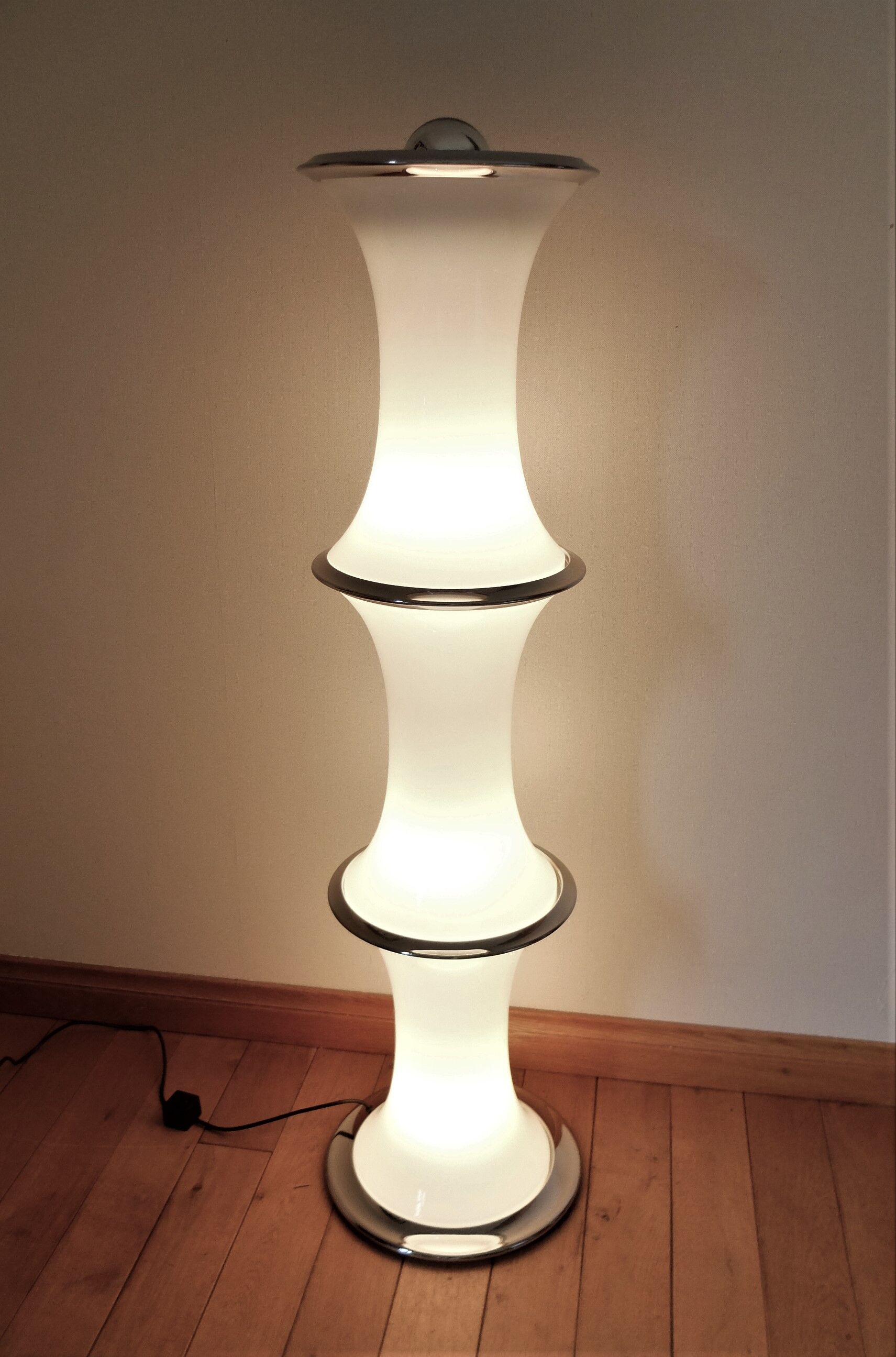 Enrico Tronconi, floor lamp model Bamboo 1970
