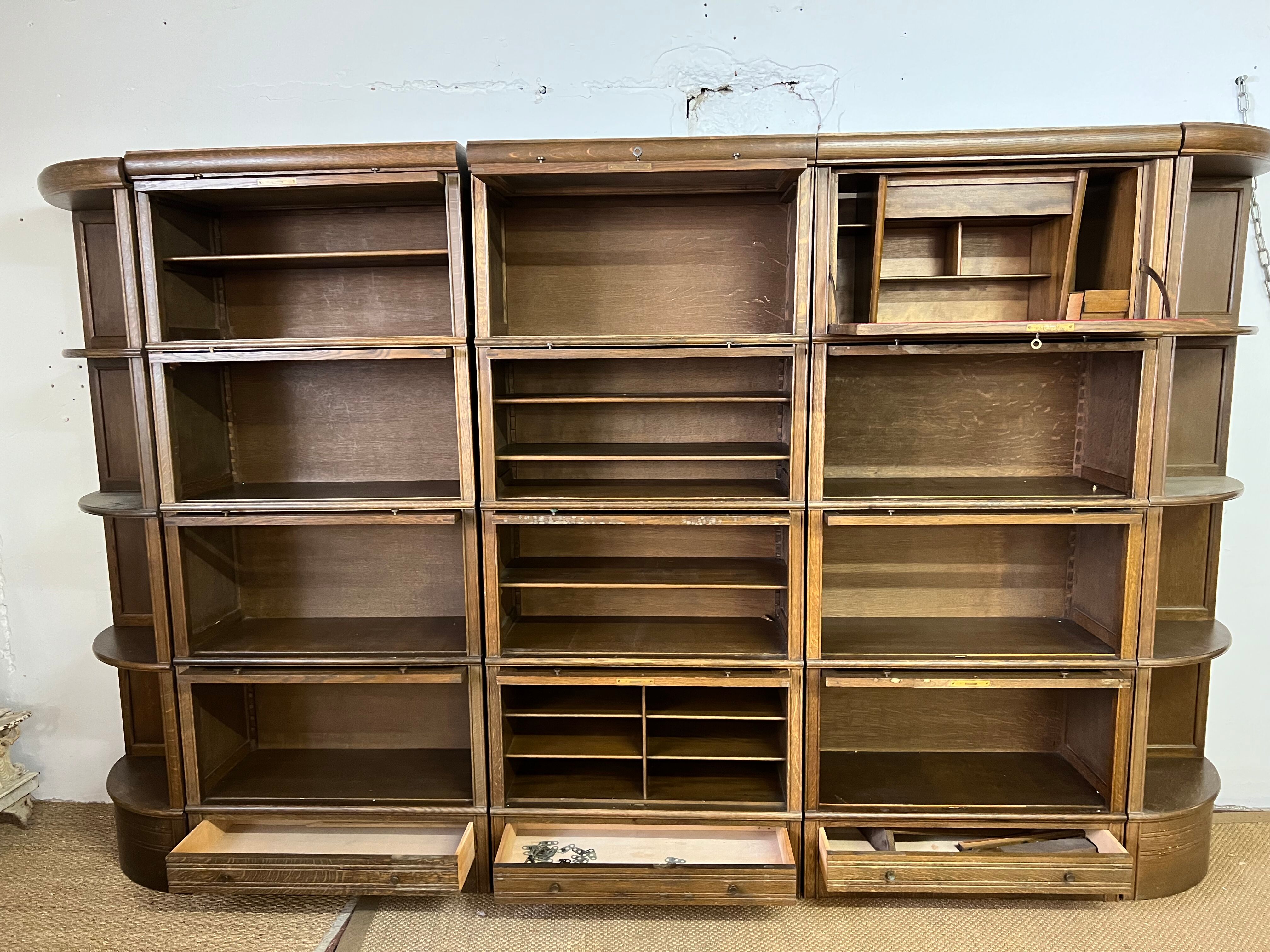 Modular library cabinet MD