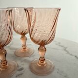Set of 3 Rosaline stem glasses