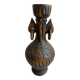 Ringed terracotta vase