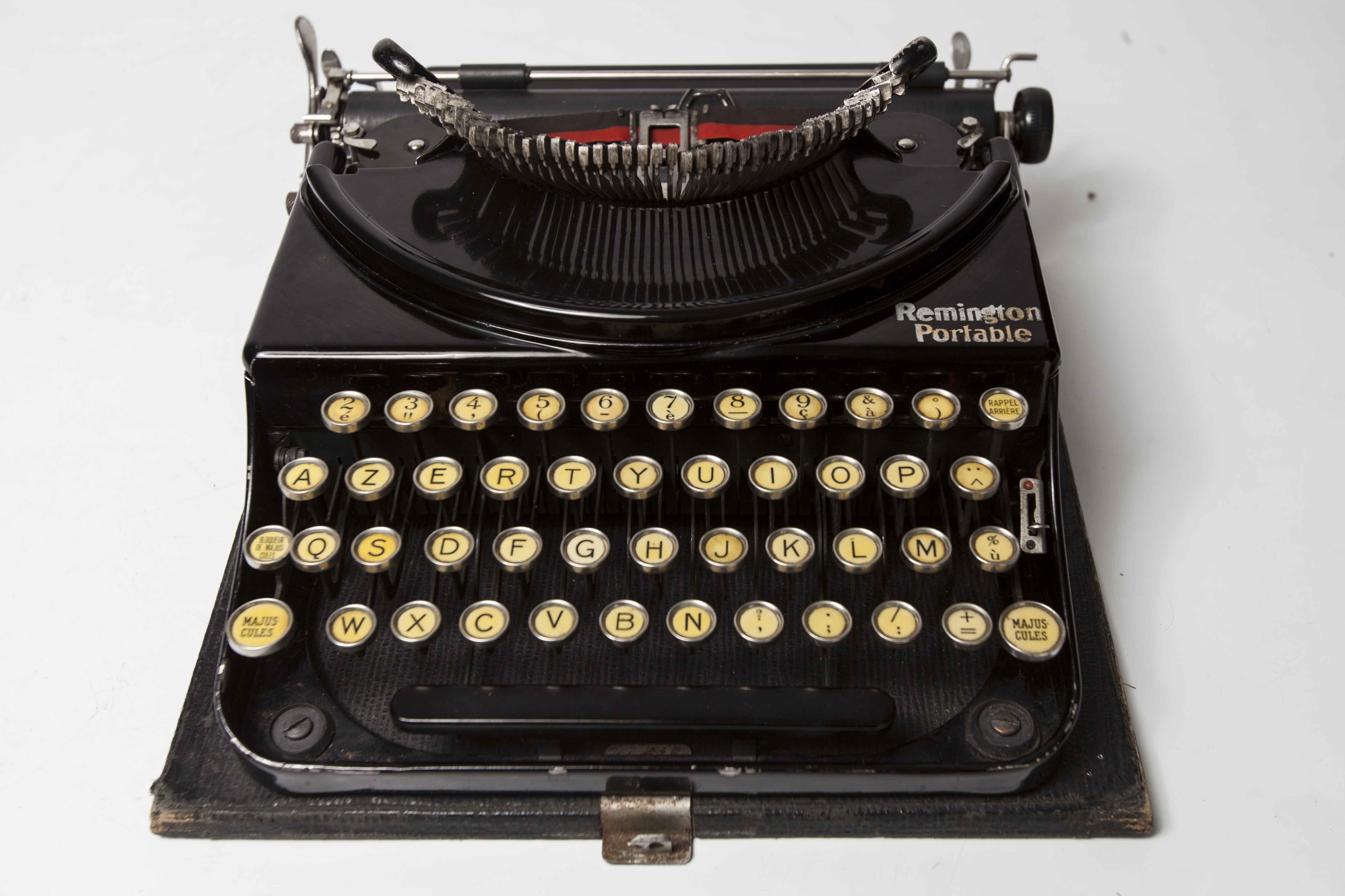 Revised Remington Portable Typewriter and New Ribbon