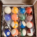 Authentic mini billiard balls