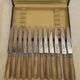 Lot de 12 couteaux manche en corne