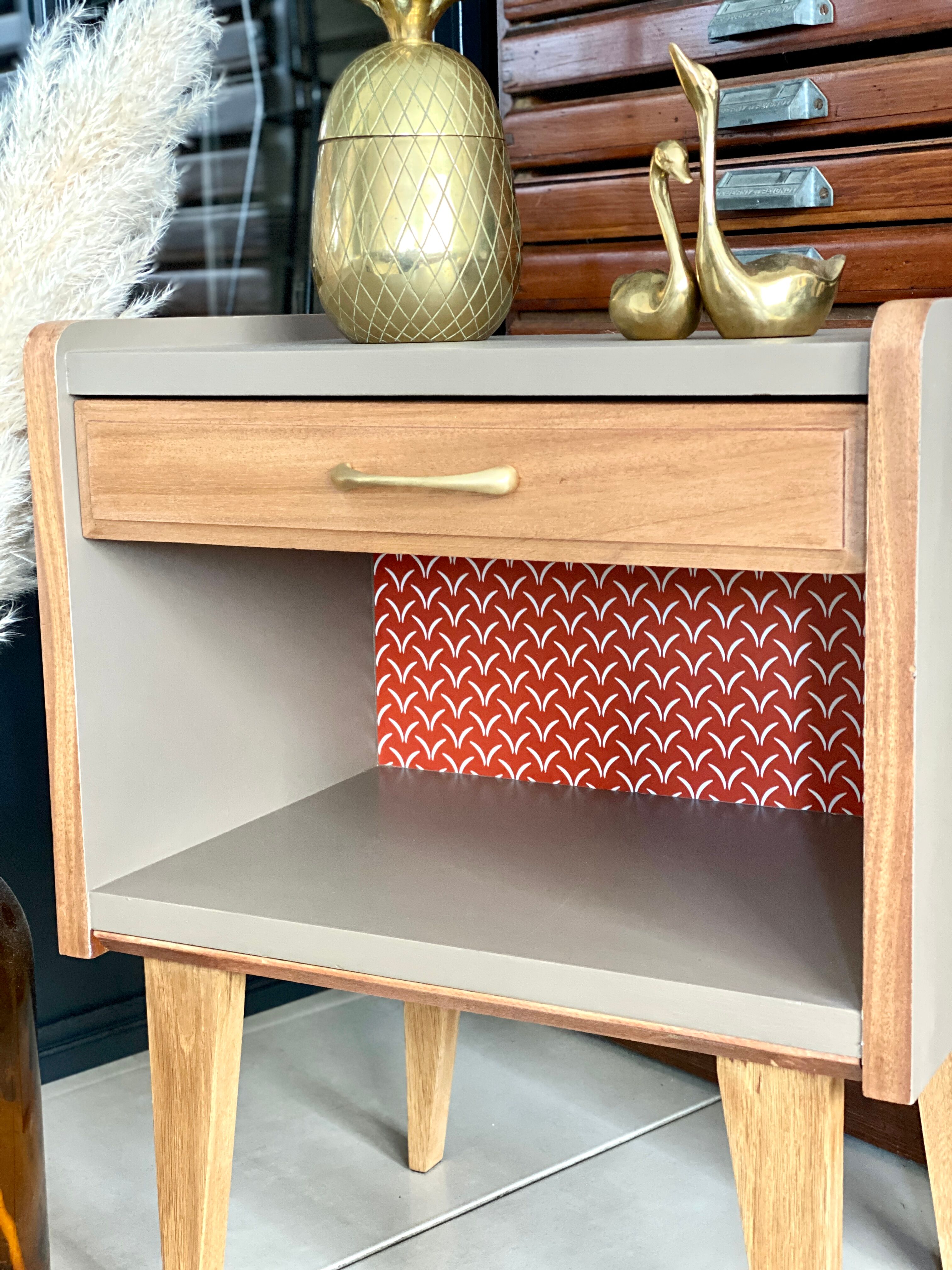Table de chevet vintage