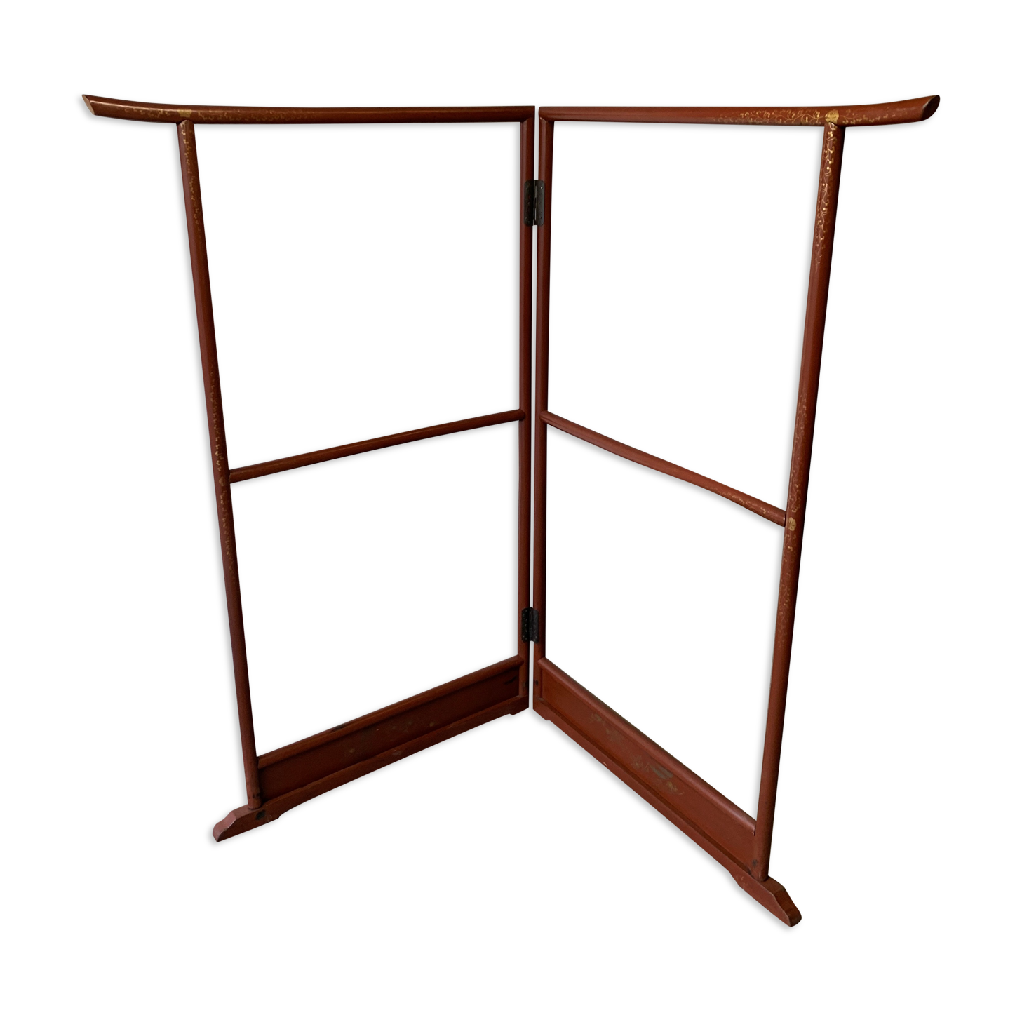 Japanese lacquered clothing holder