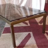 Table basse en laiton de la Maison JANSEN