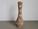 Vintage French shell vase 1960s brutalist coastal decor