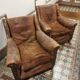 Vintage club chairs