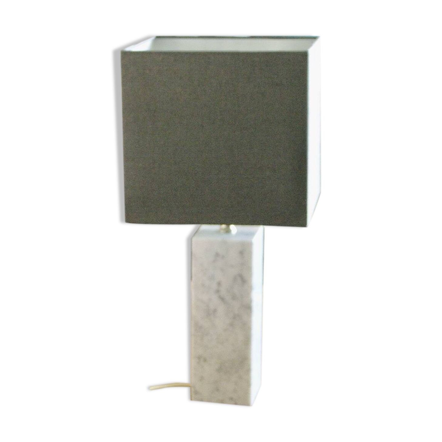 Large vintage lamp dephilippe barbier 1970