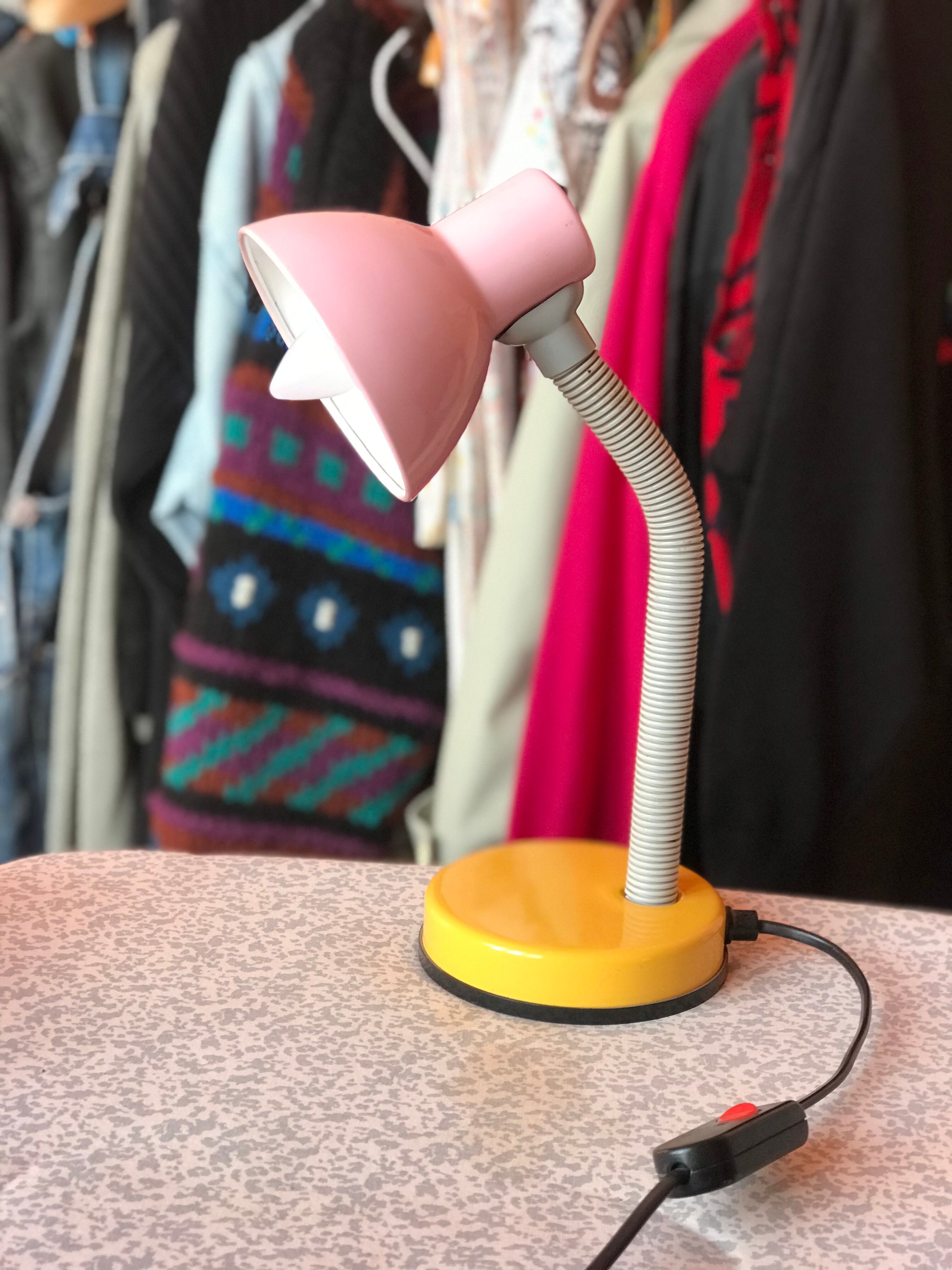 Desk lamp 90s tricolor