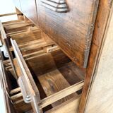 Meuble de métier ancien à 12 tiroirs, circa 1900