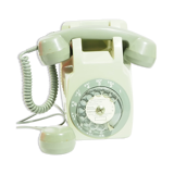 Hanging rotary dial phone